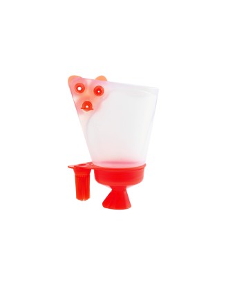Saculet cu 4 duze pentru decorat prajituri, silicon, 100 ml - MASTRAD